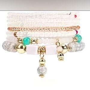 Elegant Beaded Bracelet Set